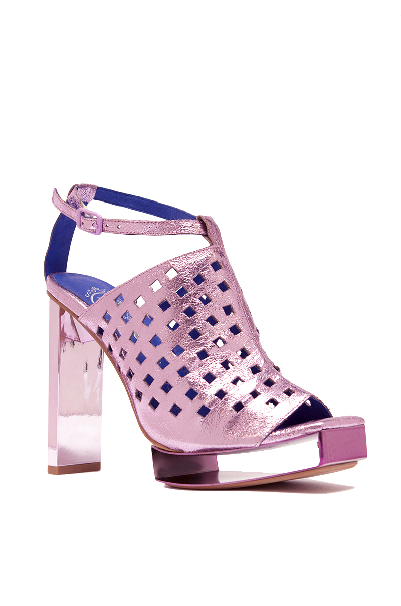 Jeffrey Campbell Lucero Heel in Pink (PINK METALLIC) | Lyst
