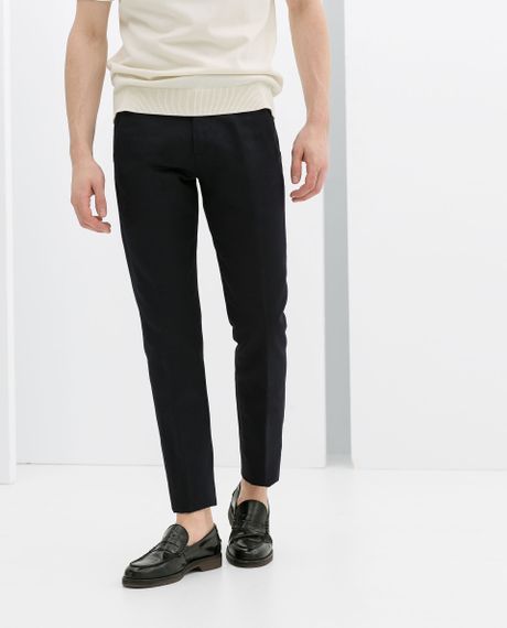 zara linen trousers mens