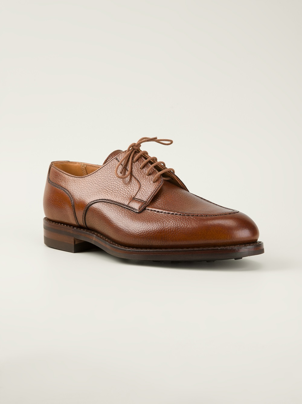 Crockett & Jones Chunky Derby Shoe in Brown for Men Lyst