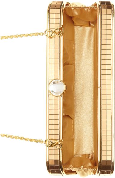 la regale gold clutch