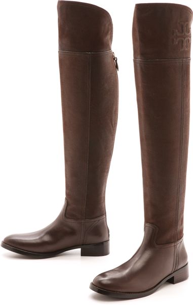 tory burch simone suede over the knee boots