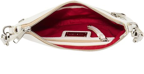 nine west white crossbody purse