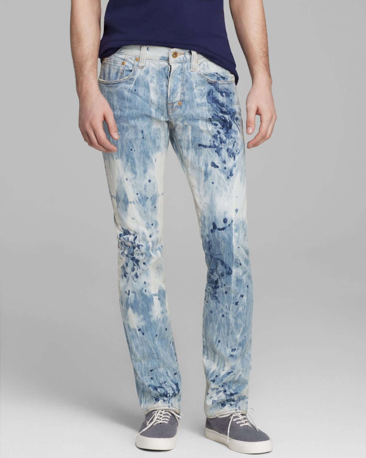 slim fit denim jeans