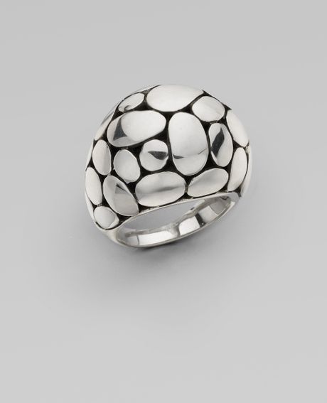 John Hardy Sterling Silver Dome Ring in Silver