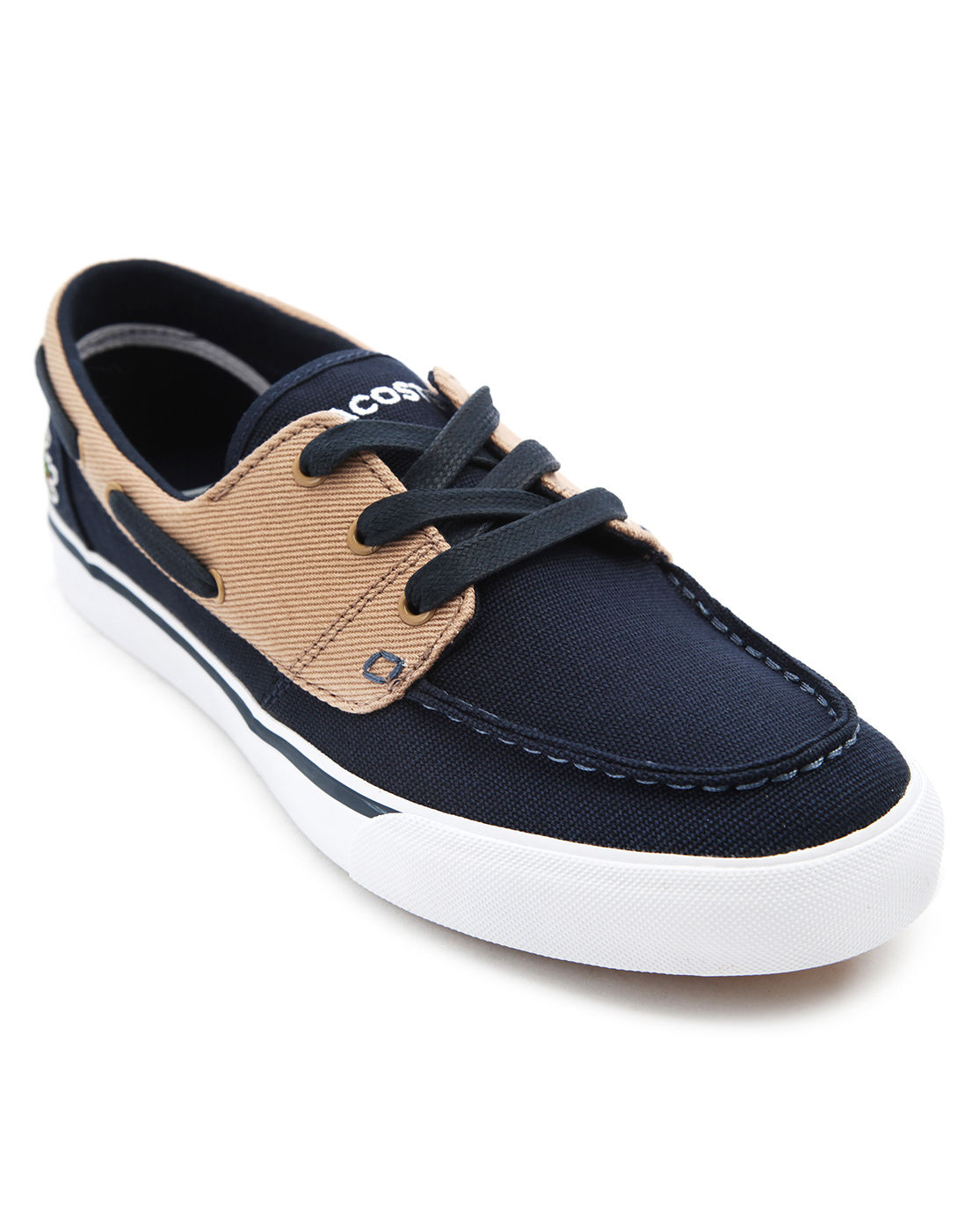 navy blue and brown shoes
