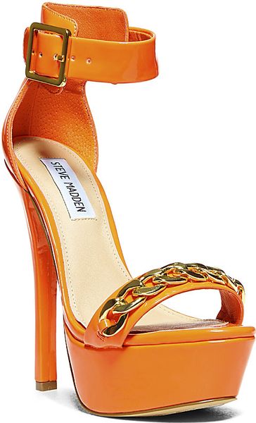 vivacious orange steve madden