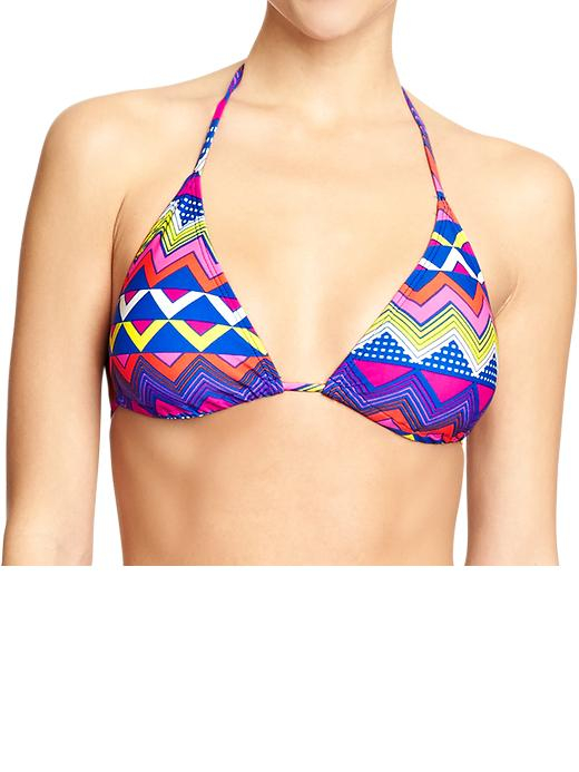 Old Navy Triangle Print String Bikinis in Multicolor (CLASSIC STRING TOP) Lyst