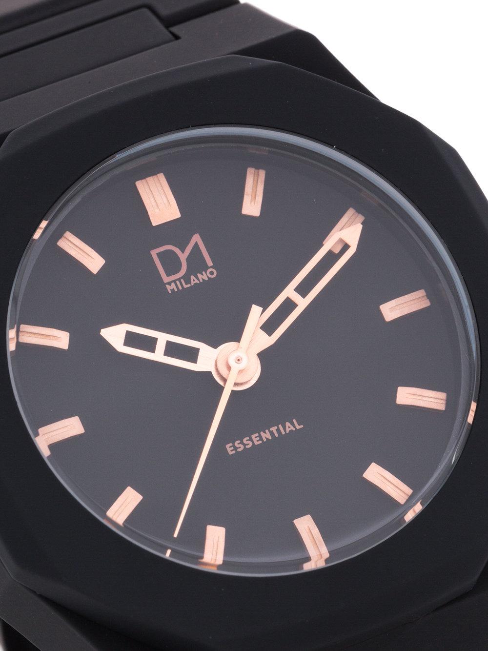 d1 milano - black essential watch for men - lyst