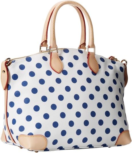 dooney bourke polka dot bag