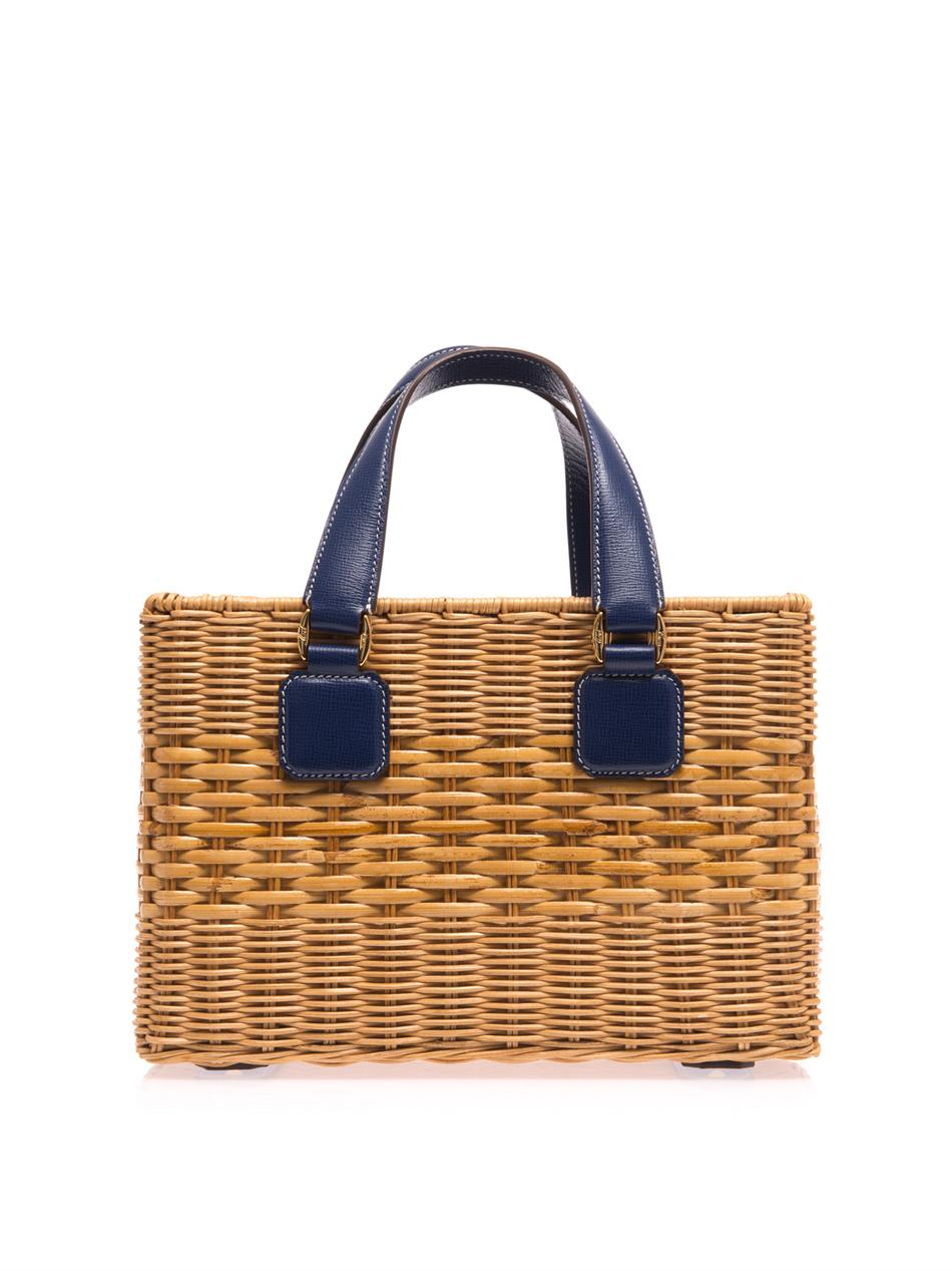 wicker box bag