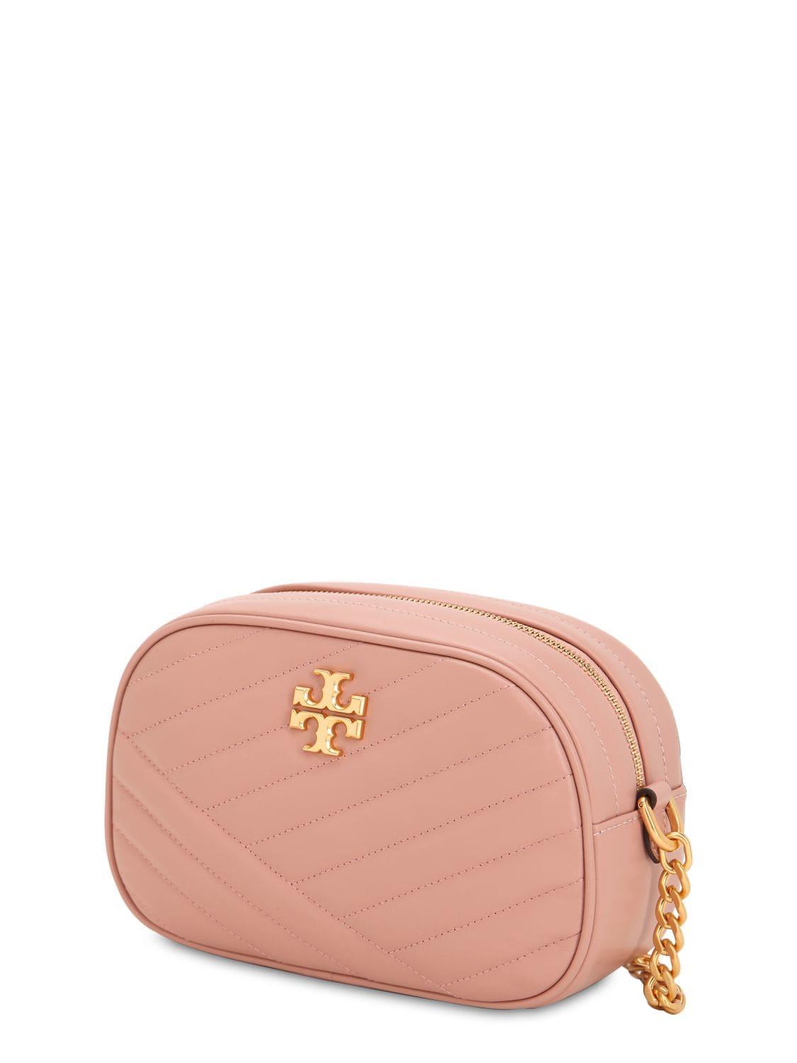 Tory Burch Pink Quilted Purse Semashow