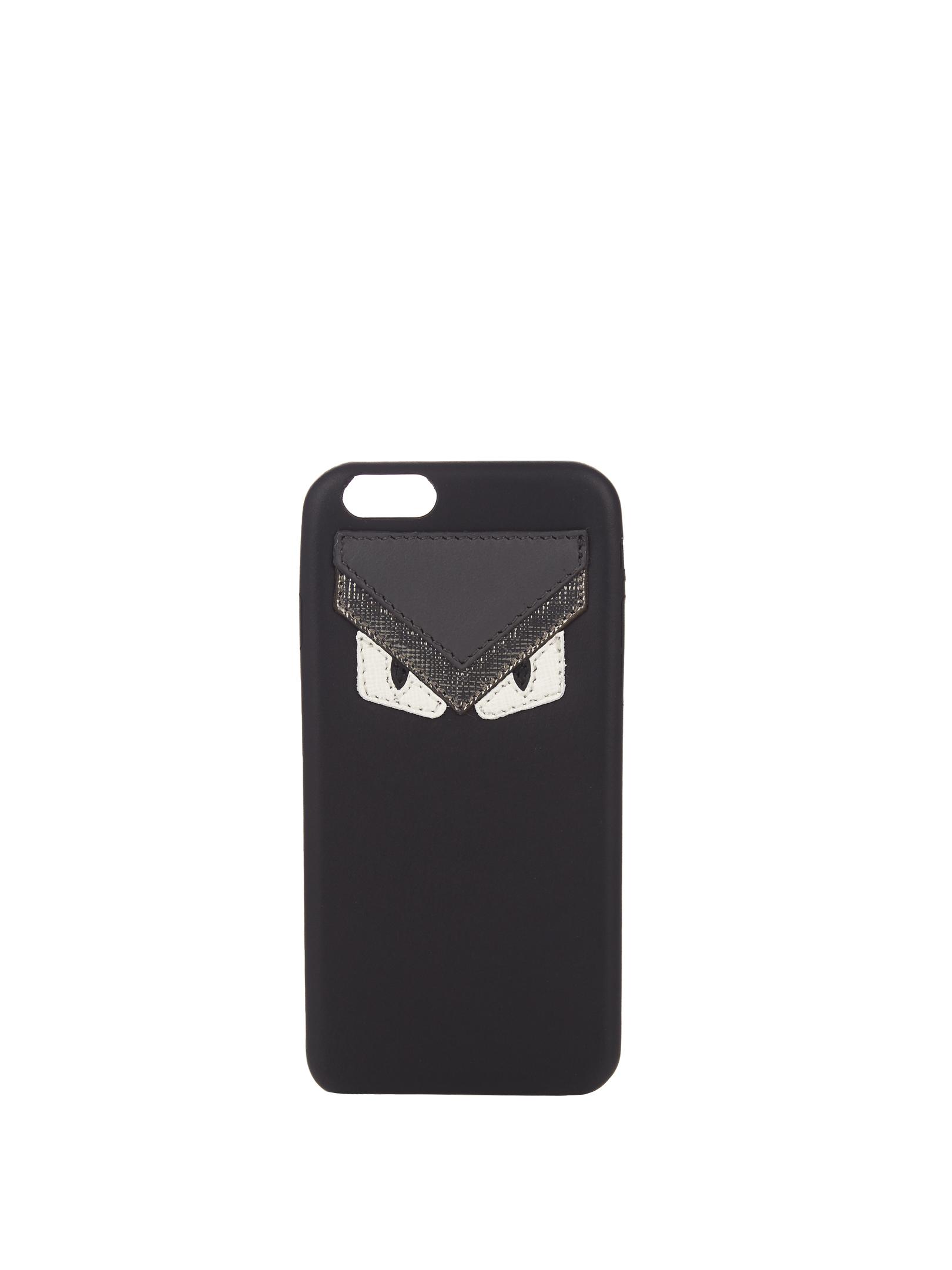 women"s black bag bugs leather iphone03 6 case