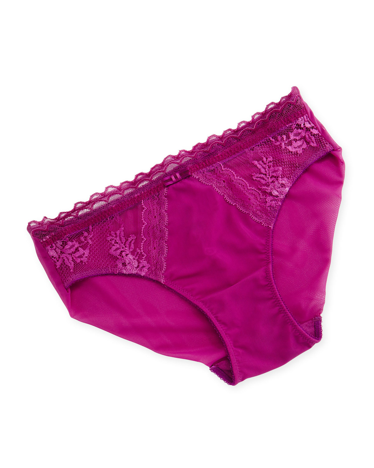 Wacoal Desire Lace Trimmed Bikini Briefs In Pink Lyst