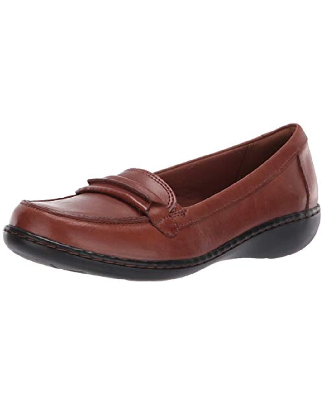 Lyst - Clarks Ashland Lily Loafer,dark Tan Leather,9 M Us in Brown
