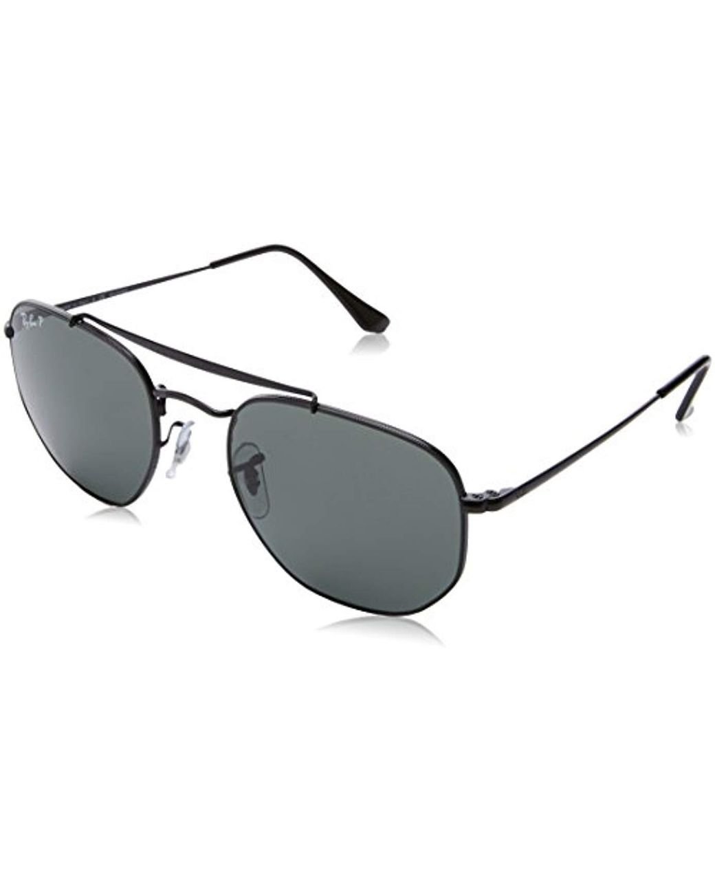 Ray-Ban Rb3648 Marshall Aviator Sunglasses in Black - Lyst