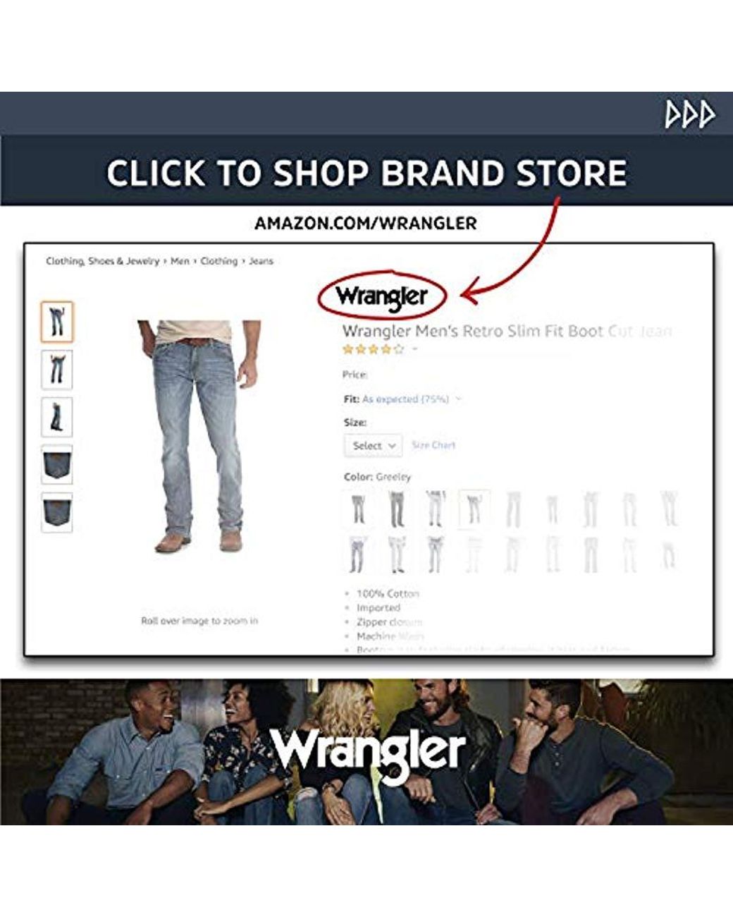 Wrangler Mens 20x Advanced Comfort Competion Slim Fit Barrel Jean Jeans Men Wrangler 20x 01mwx competition relaxed fit jeans. powerxrm