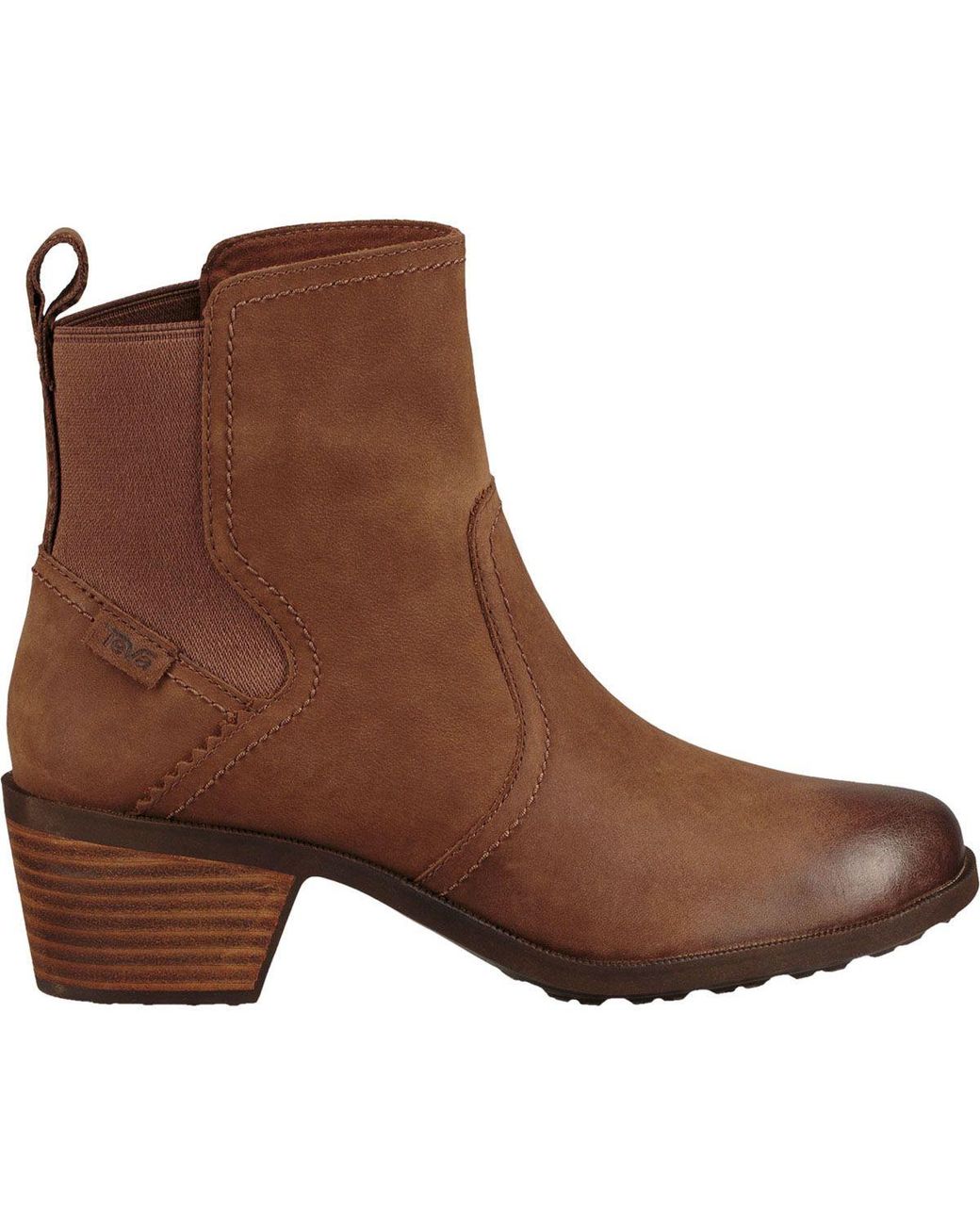 Teva Leather Anaya Chelsea Waterproof Boot in Brown - Lyst