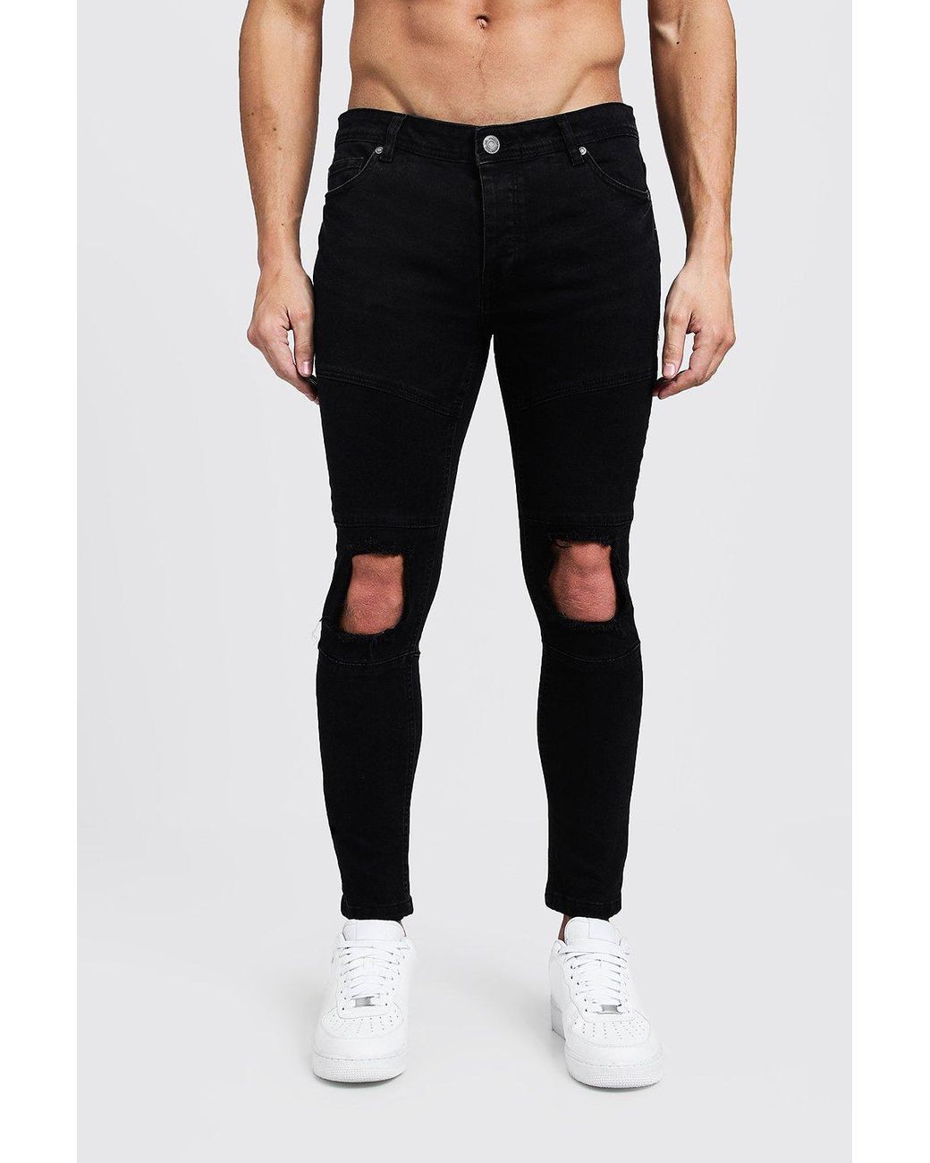 boohooman black jeans