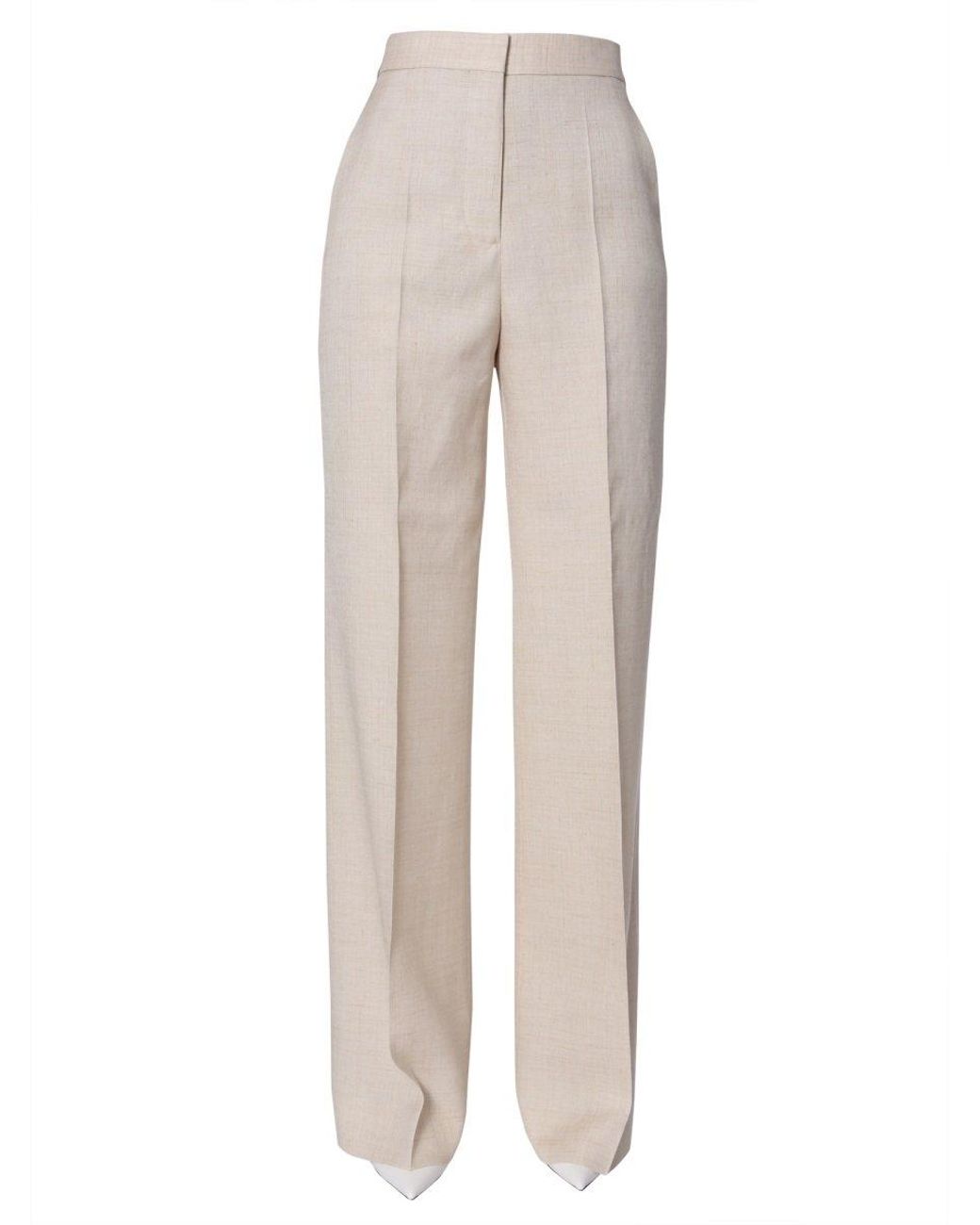 tailored wide leg trousers