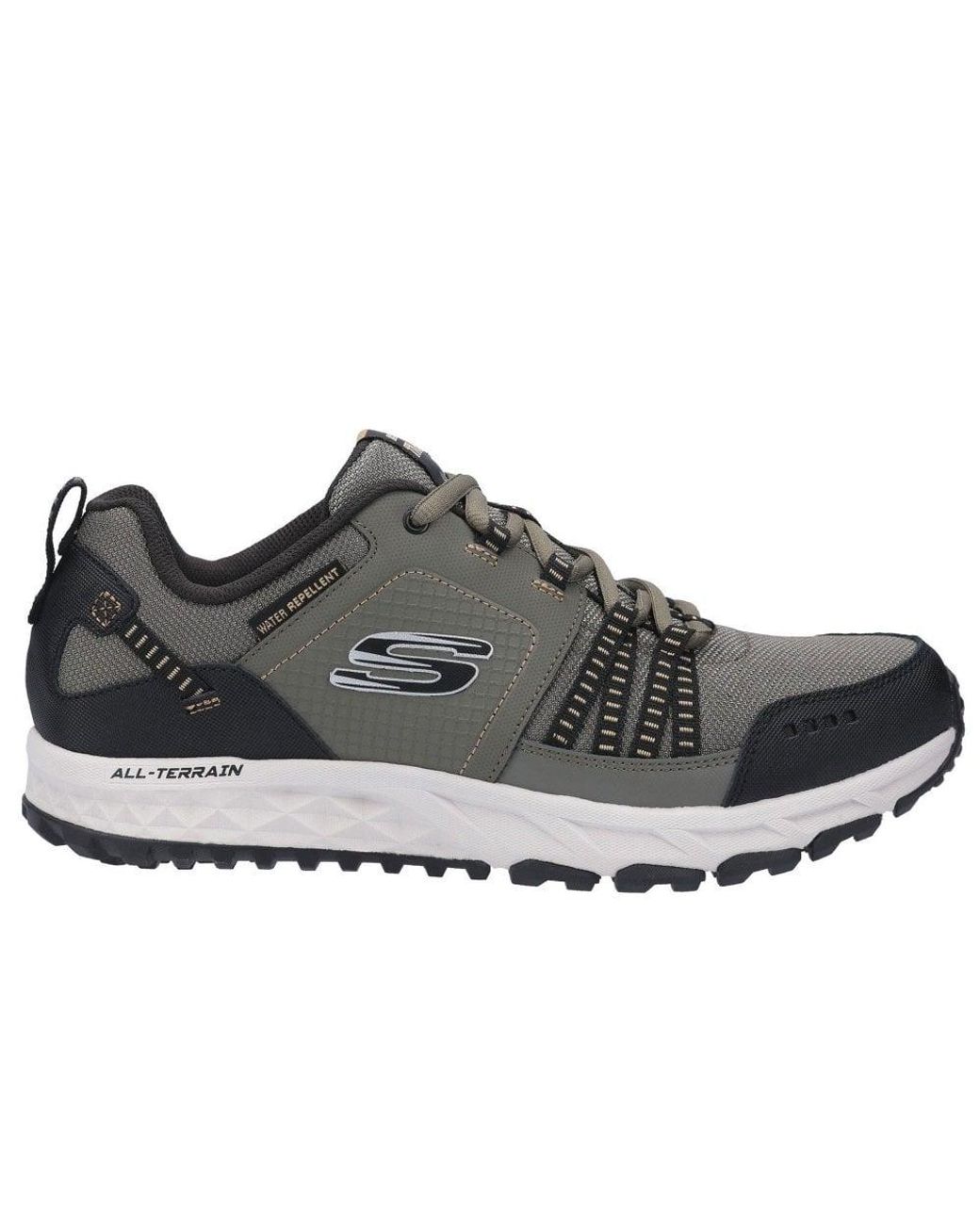 skechers lace up olive