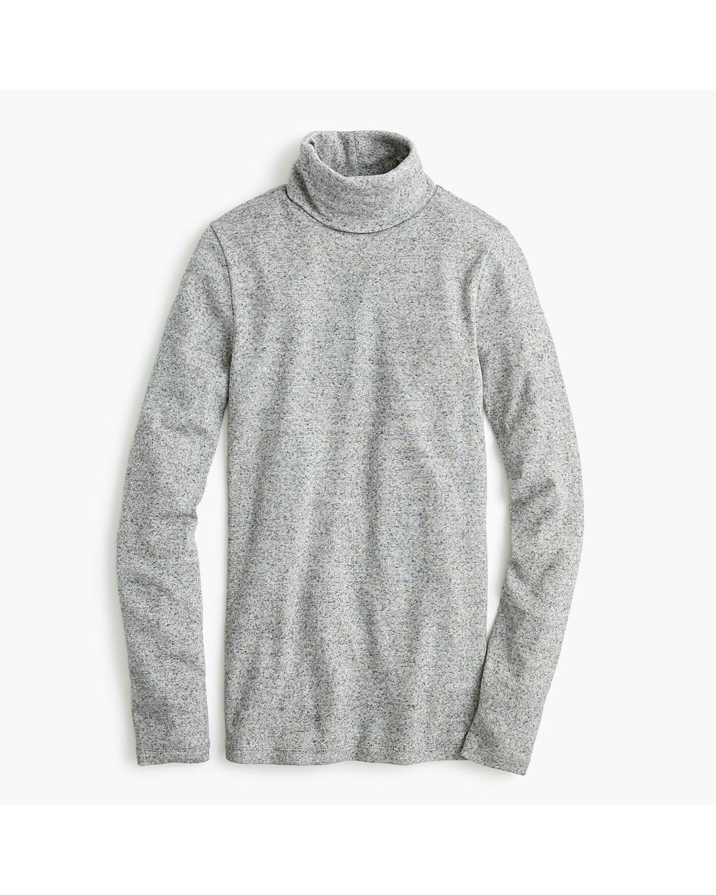 J.Crew Cotton Perfect-fit Turtleneck in Gray - Lyst