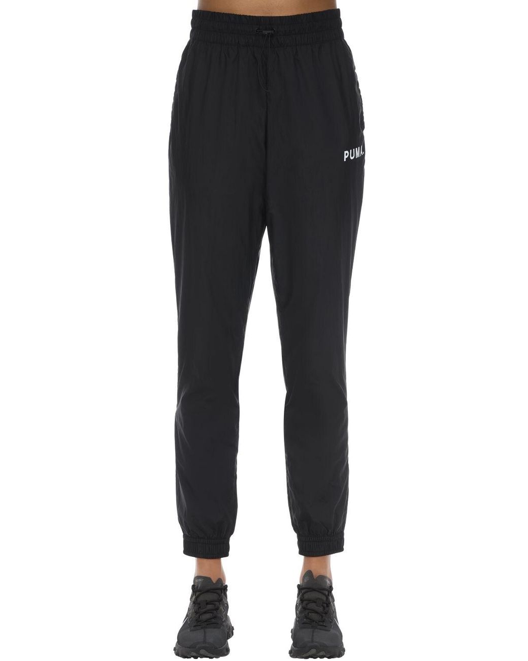 puma nylon track pants