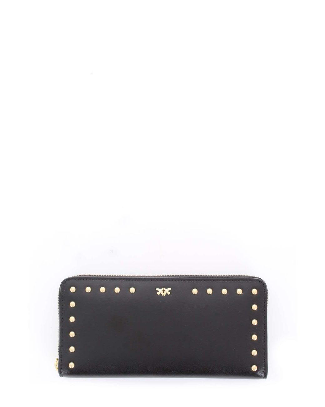 Pinko Black Leather Wallet in Black - Lyst