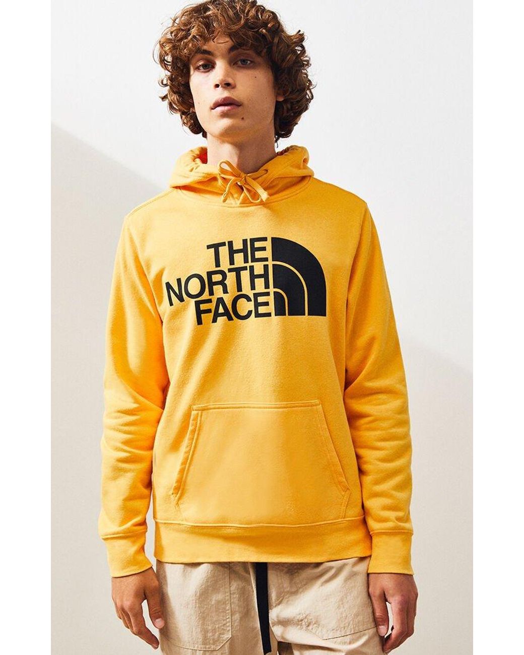 north face yellow sweatshirt