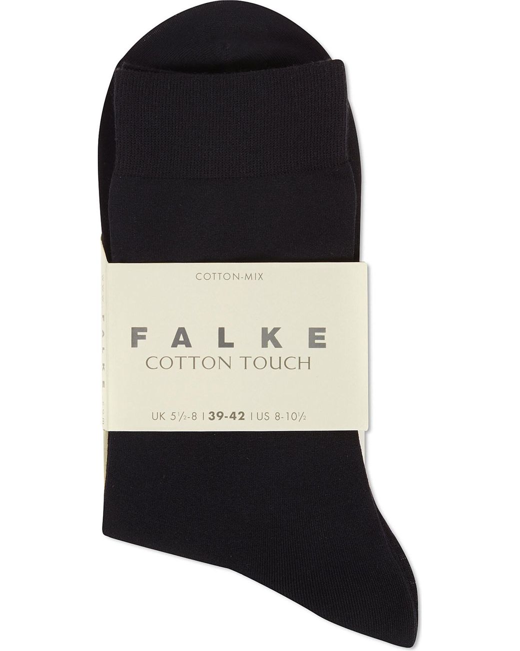 Lyst - Falke Cotton Touch Socks in Black
