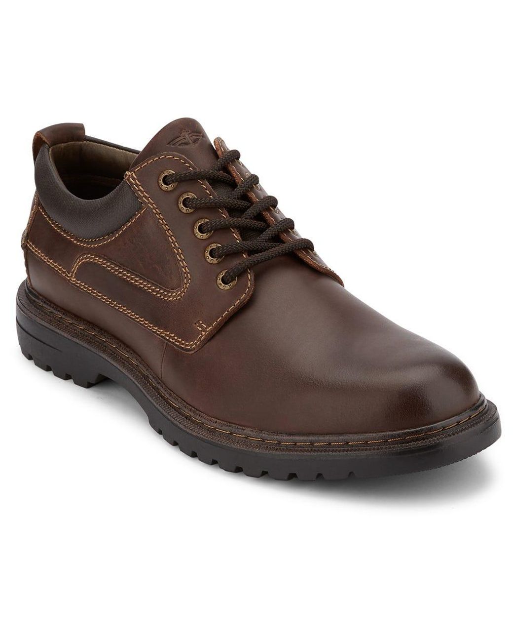 Dockers Leather Overton Rugged Oxford in Red Brown (Brown) for Men