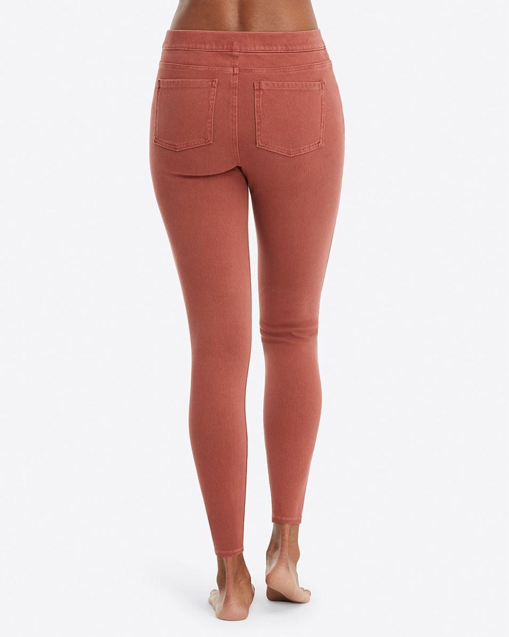 Spanx Cotton Jean-ish® Ankle Leggings in Red - Save 31% - Lyst