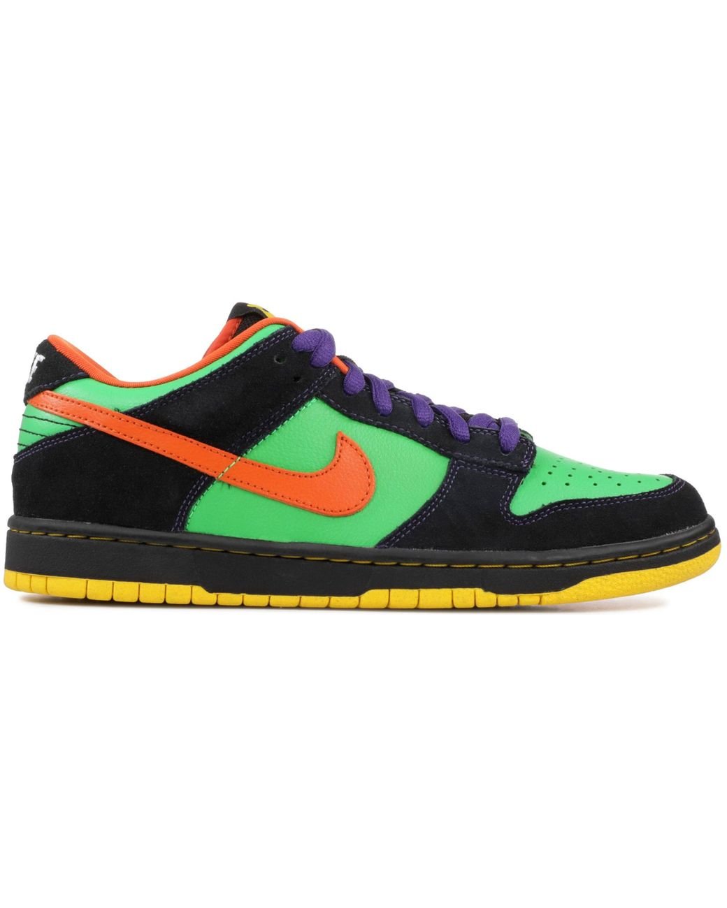 Nike Sb Dunk Low Green Spark Hoop Orange for Men - Lyst