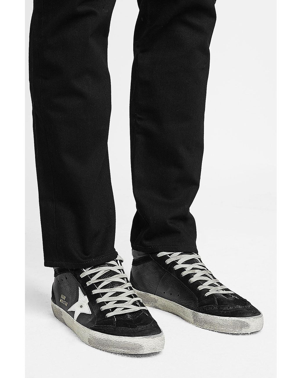 golden goose black trainers