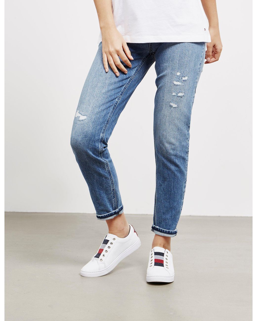Tommy Hilfiger Mom Fit Jeans - Online Exclusive Blue in Blue - Lyst