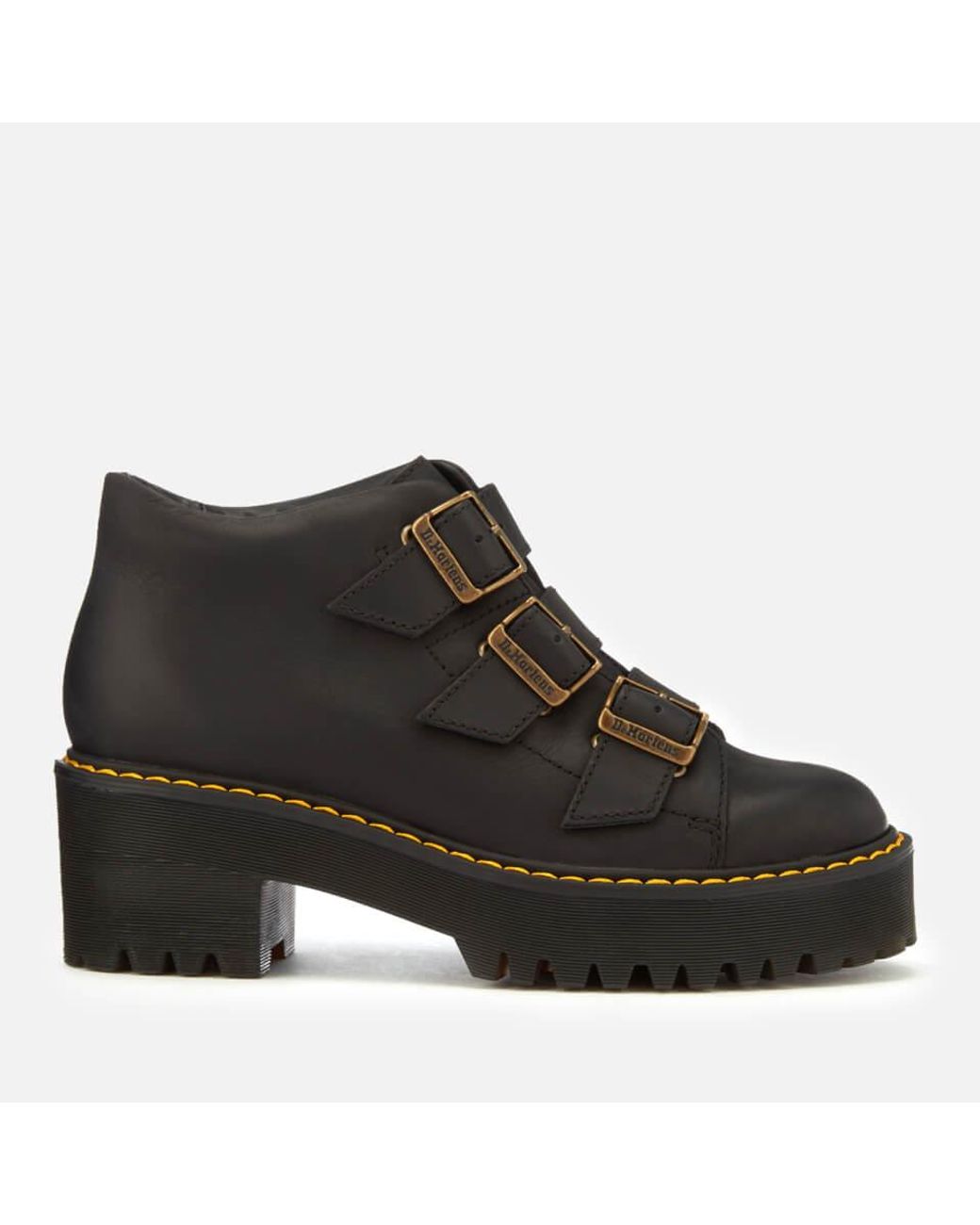 dr martens coppola leather heeled ankle boots