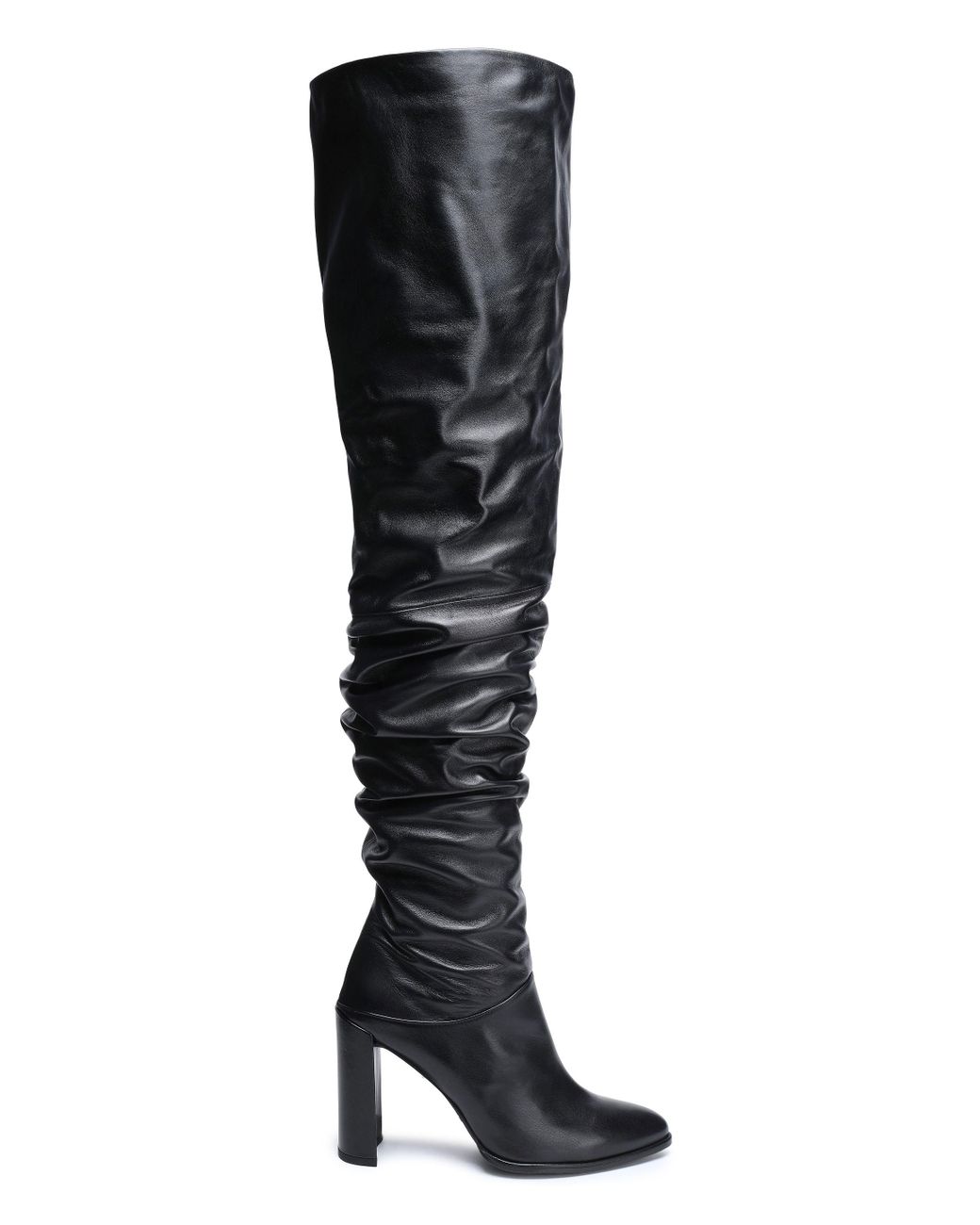 stuart weitzman black thigh high boots