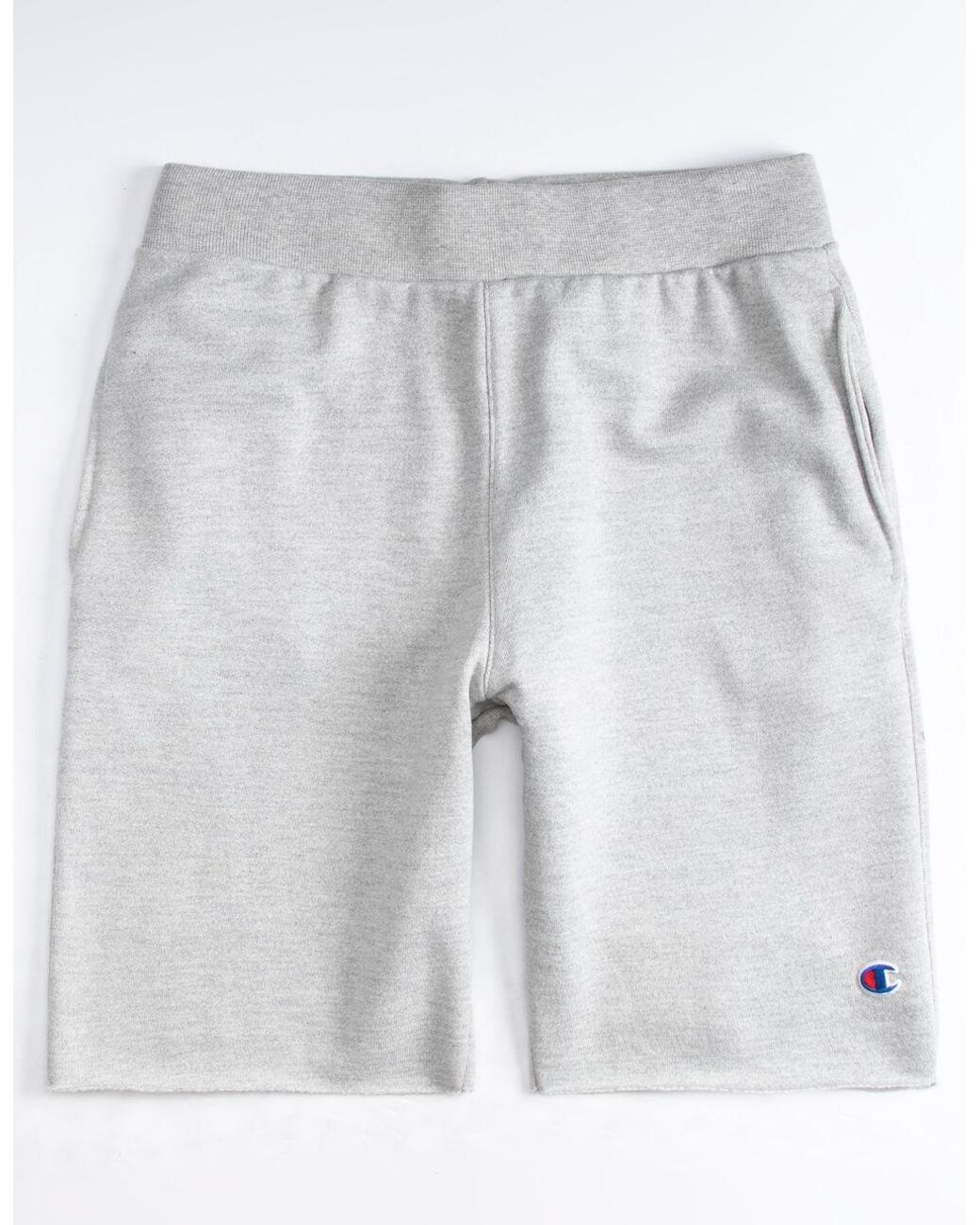 mens sweat shorts grey