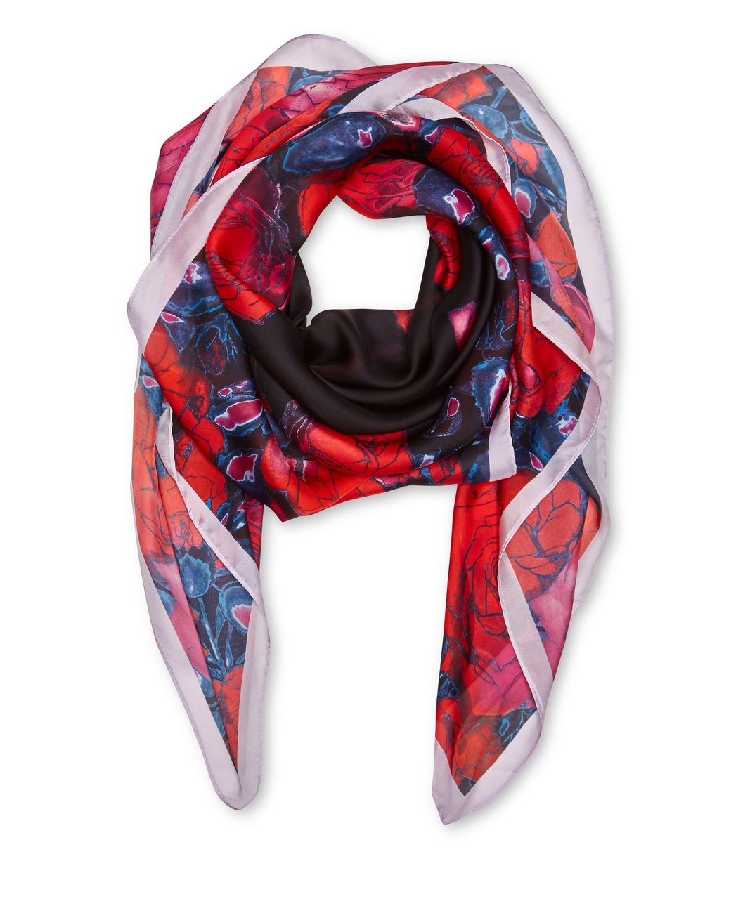 Vince Camuto Synthetic Falling Roses Scarf - Lyst