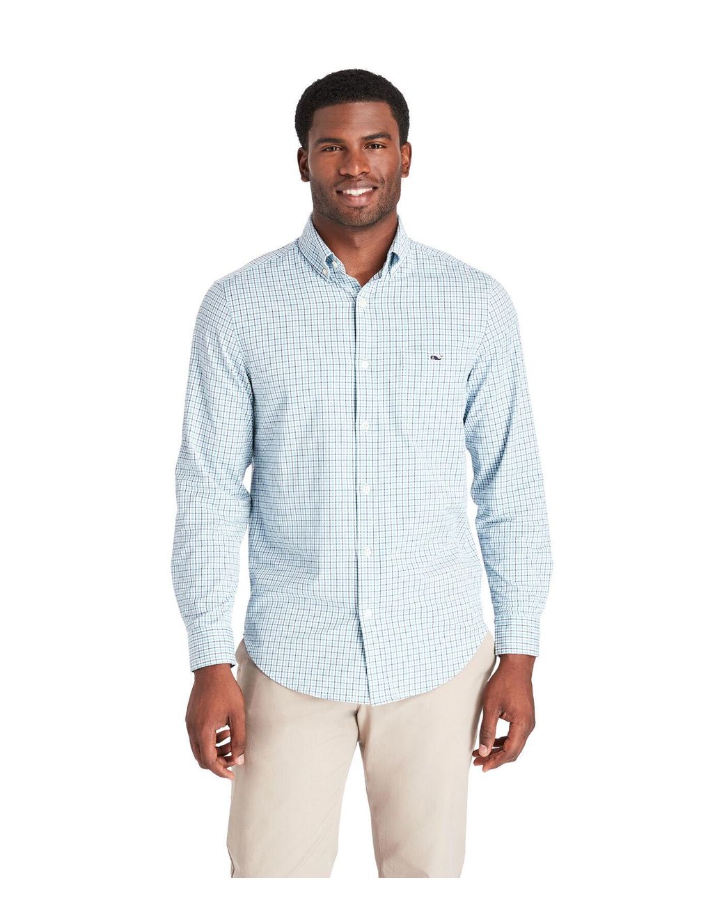 Vineyard Vines Classic Fit Auger Cotton Performance Tucker Button Down ...