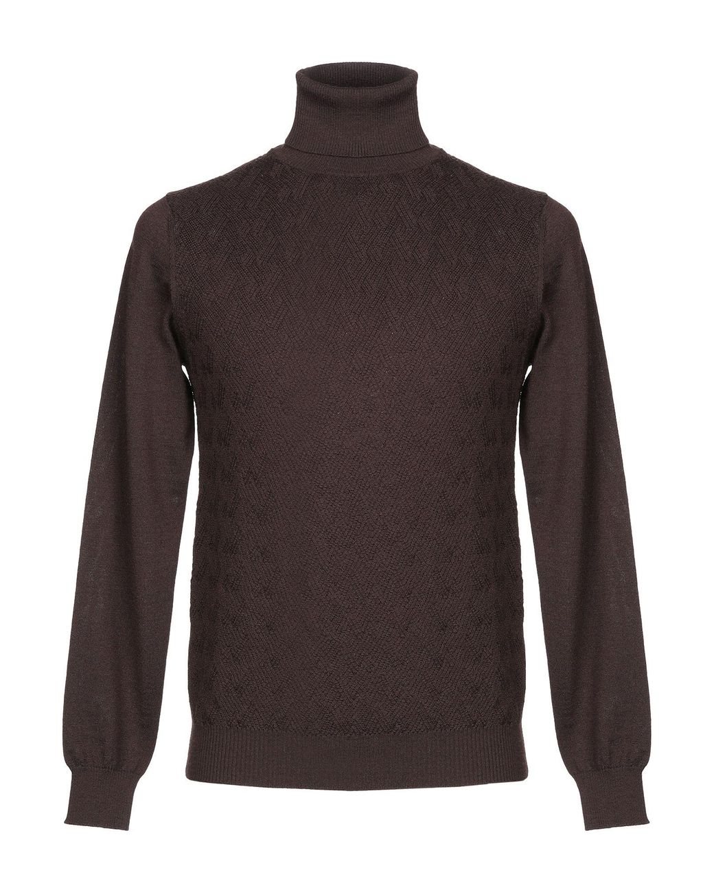 Jeordie's Wool Turtleneck in Dark Brown (Brown) for Men - Save 17% - Lyst