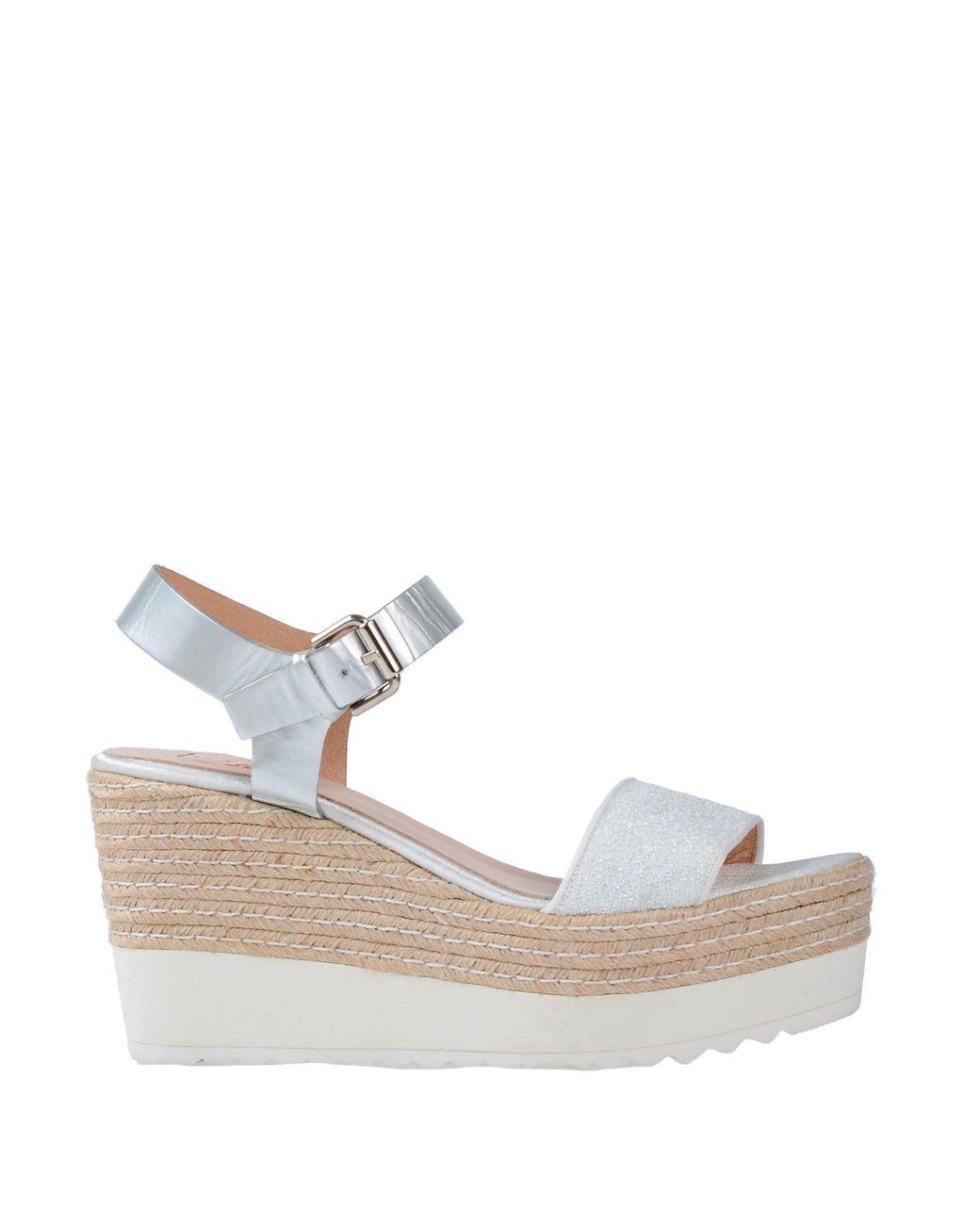Kanna Leather Sandals in White - Lyst