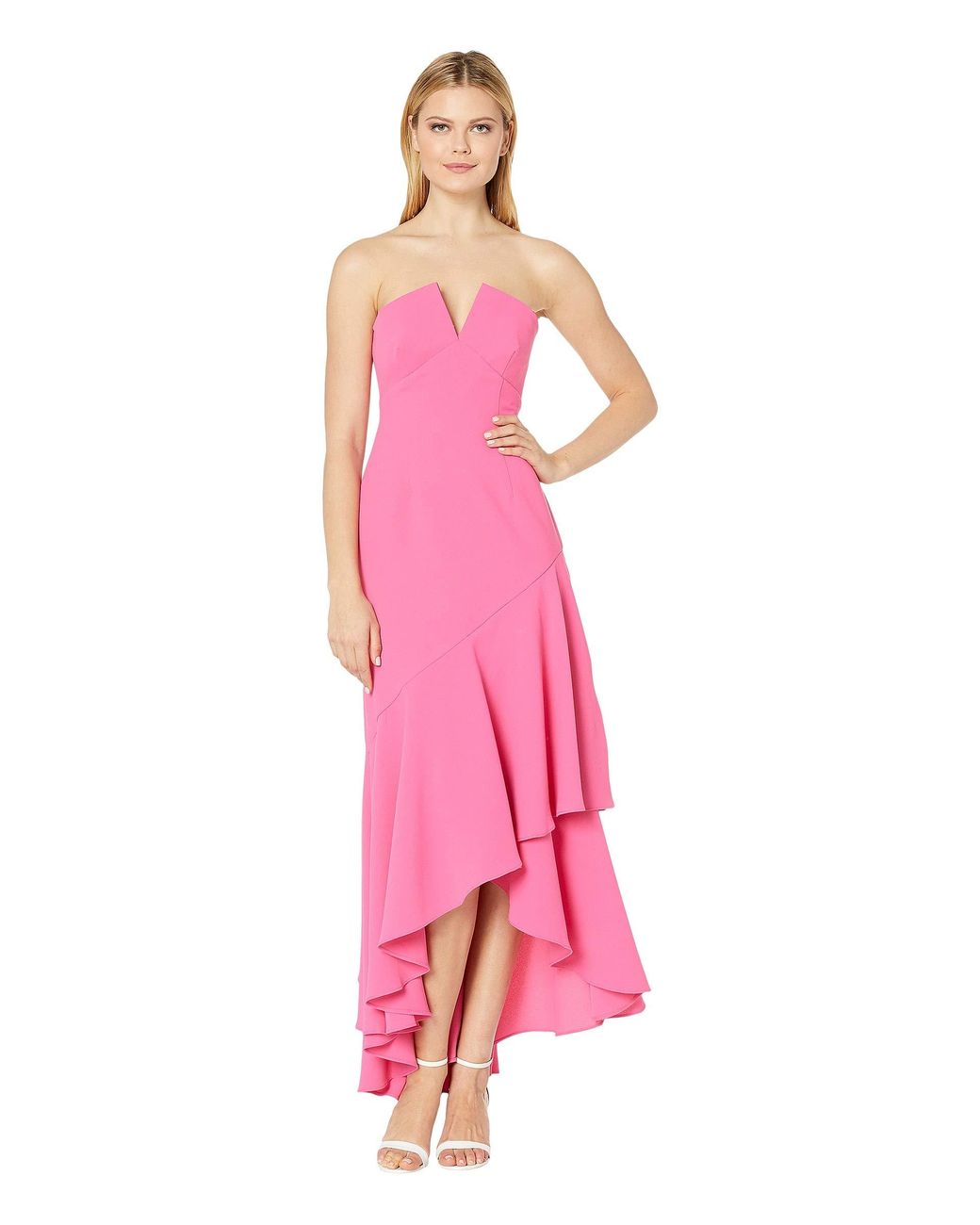 jill jill stuart pink gown