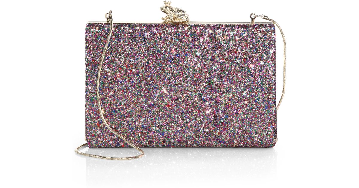 Lyst Kate Spade New York Prince Charming Glitter Emanuelle Clutch