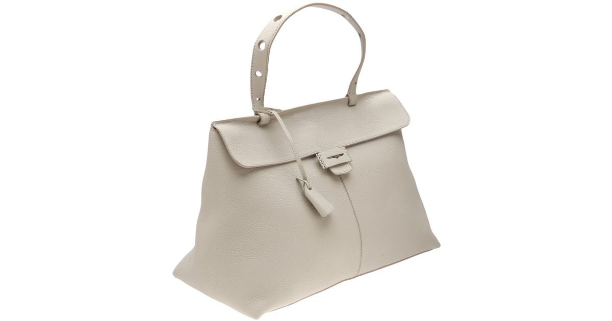 Lyst Myriam Schaefer Lord Handbag In Natural