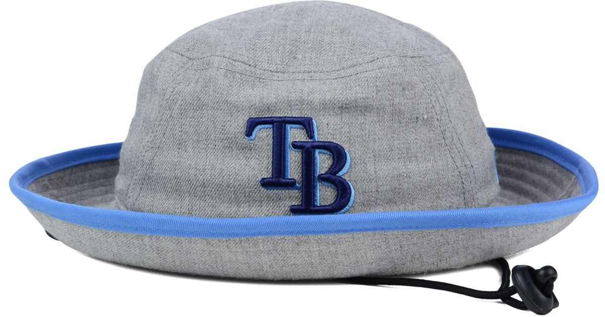 Lyst KTZ Tampa Bay Rays Heather Tipped Bucket Hat in Gray