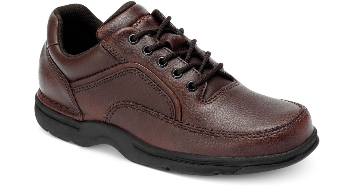 Rockport Eureka Walking Shoe- Extended Widths Available in Brown for Men | Lyst