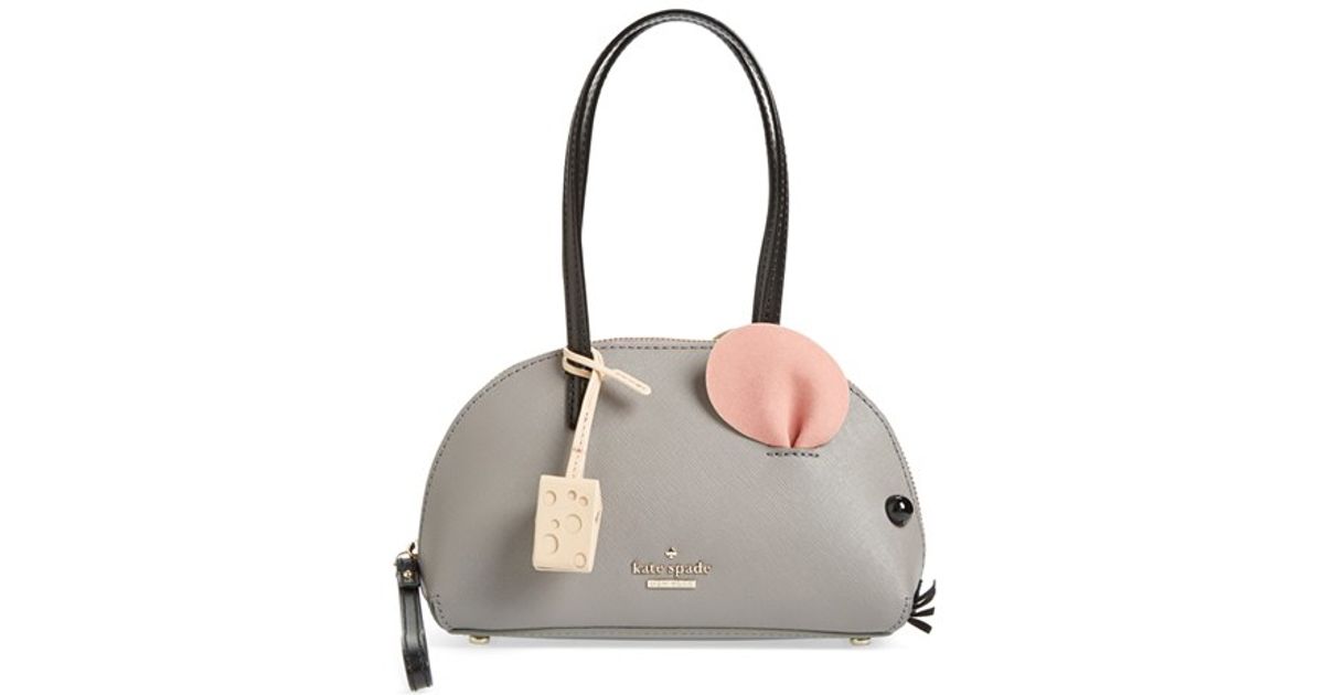 Kate spade Meow' Mouse Bag in Gray (GREY) Lyst