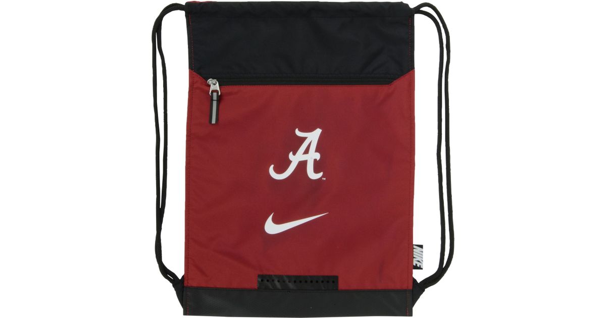 Lyst Nike Alabama Crimson Tide Drawstring Bag In Purple