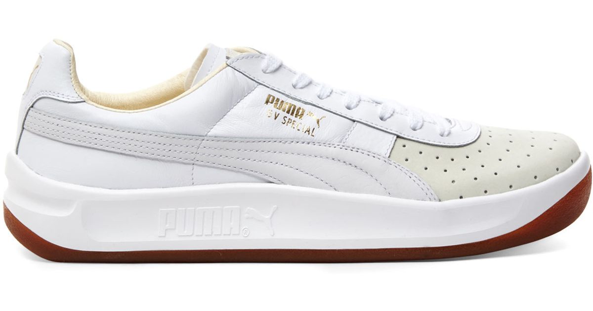 Puma White Gv Special Exotic Sneakers in White for Men | Lyst