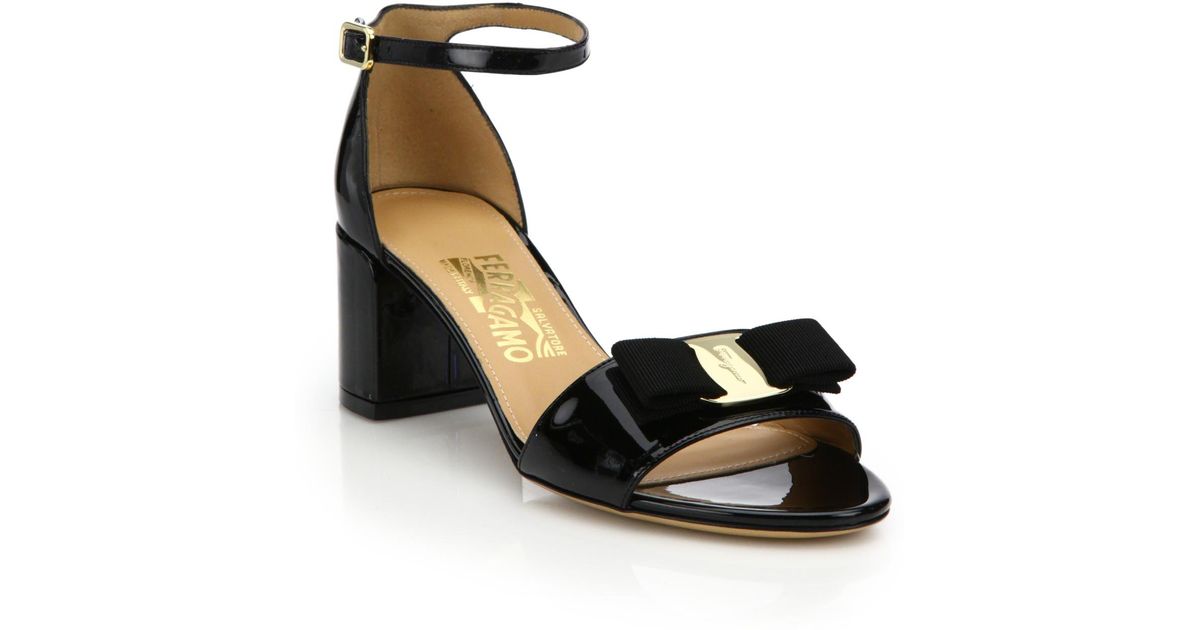 ferragamo block heel